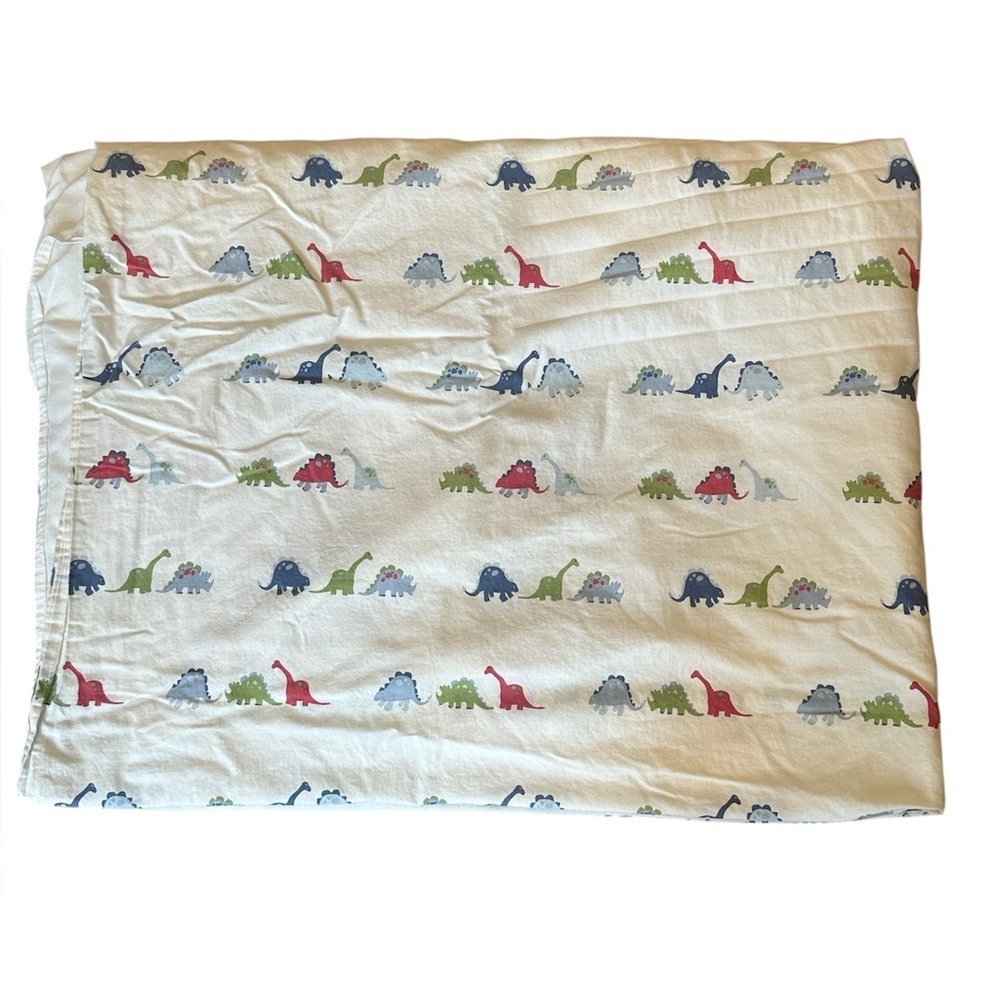 Dinosaur Print Duvet Cover Cotton Kids Bedding Blue Green Red Dino Nursery 74x50